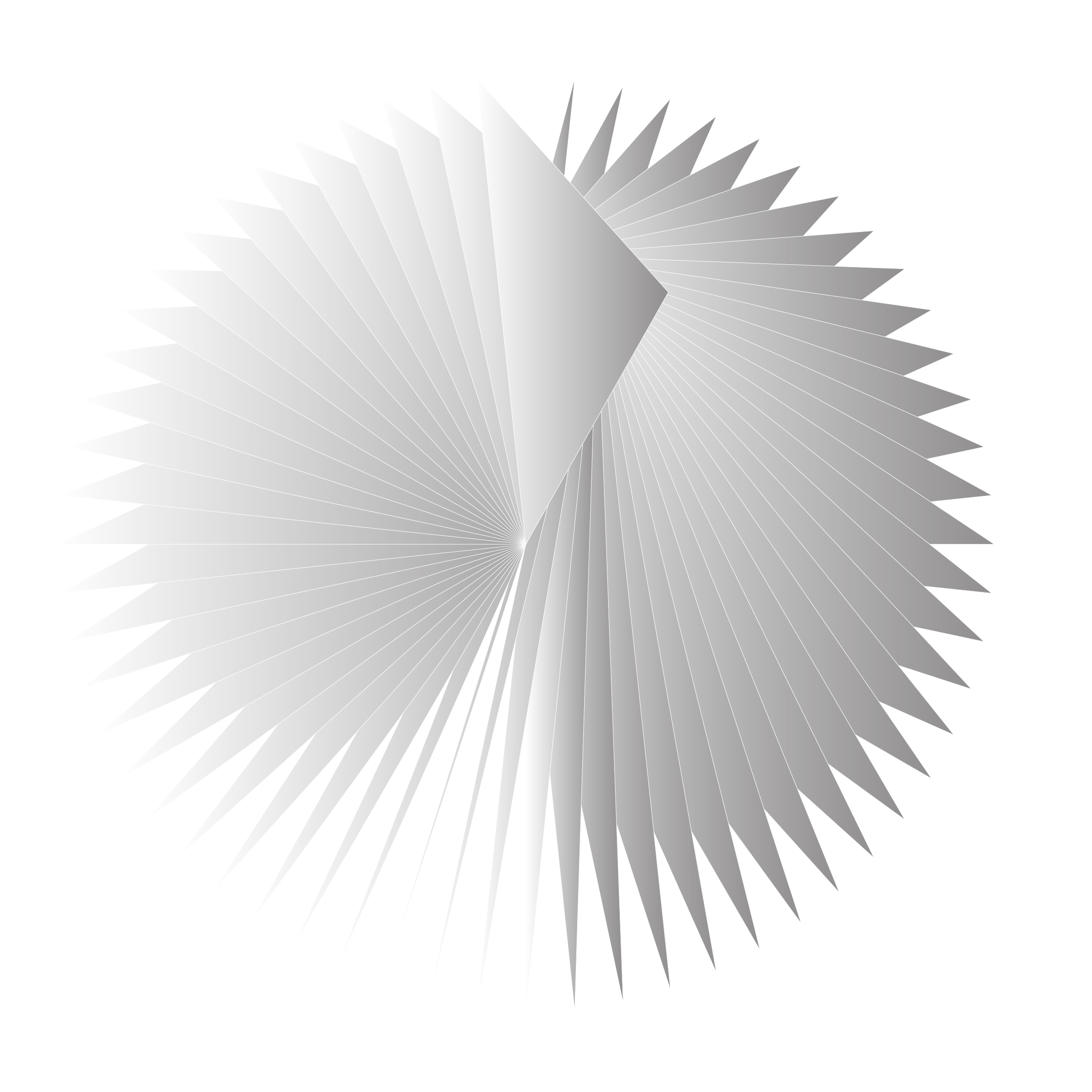 The series of triangles formed by the passage of an hour